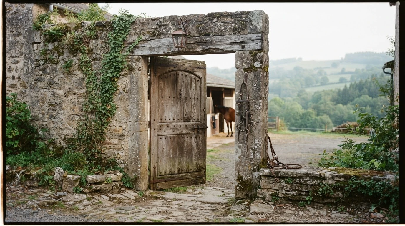 Entrée du HARAS DE PRAT, centre équestre à Romagnat