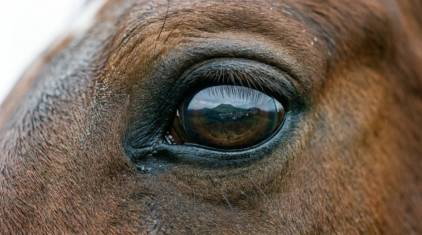 Un regard de cheval au HARAS DE PRAT, Romagnat